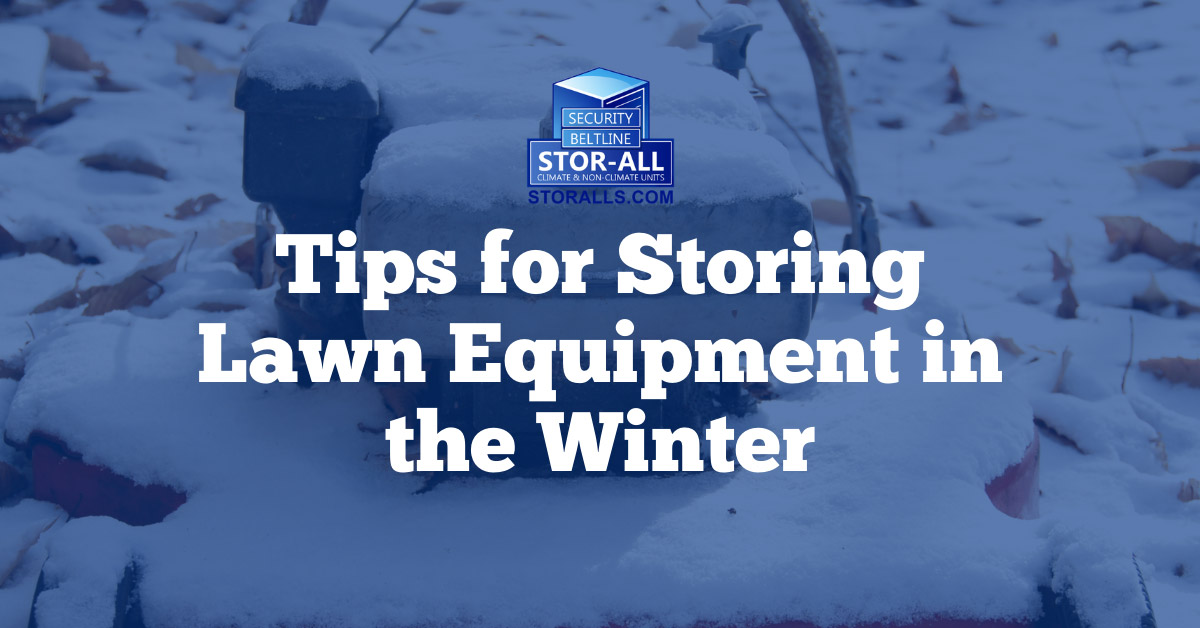 Tips for Storing Lawn Equipment in the Winter