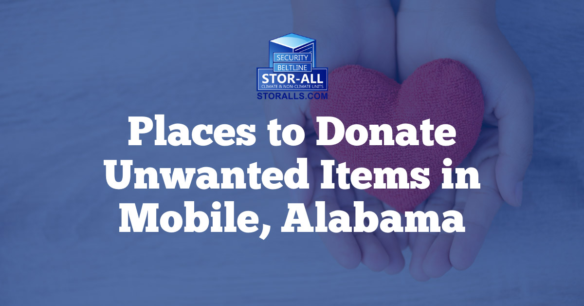 Places to Donate Unwanted Items in Mobile, Alabama