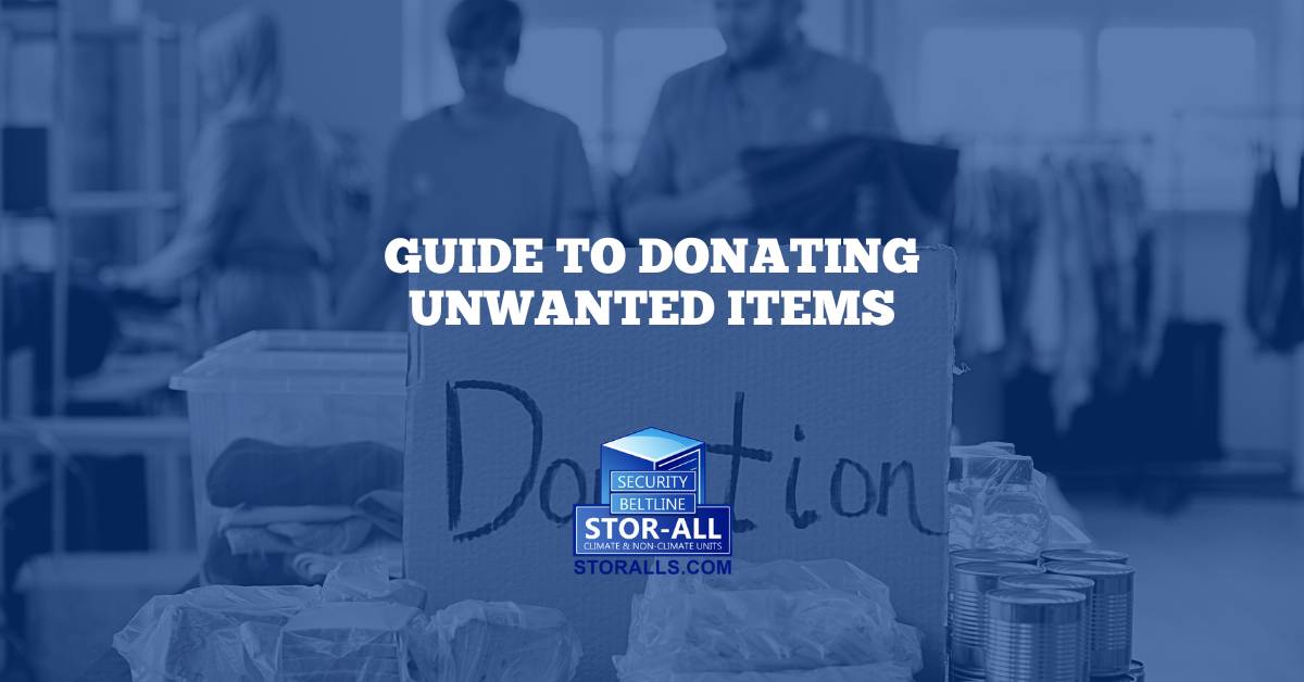 Guide to Donating Unwanted Items