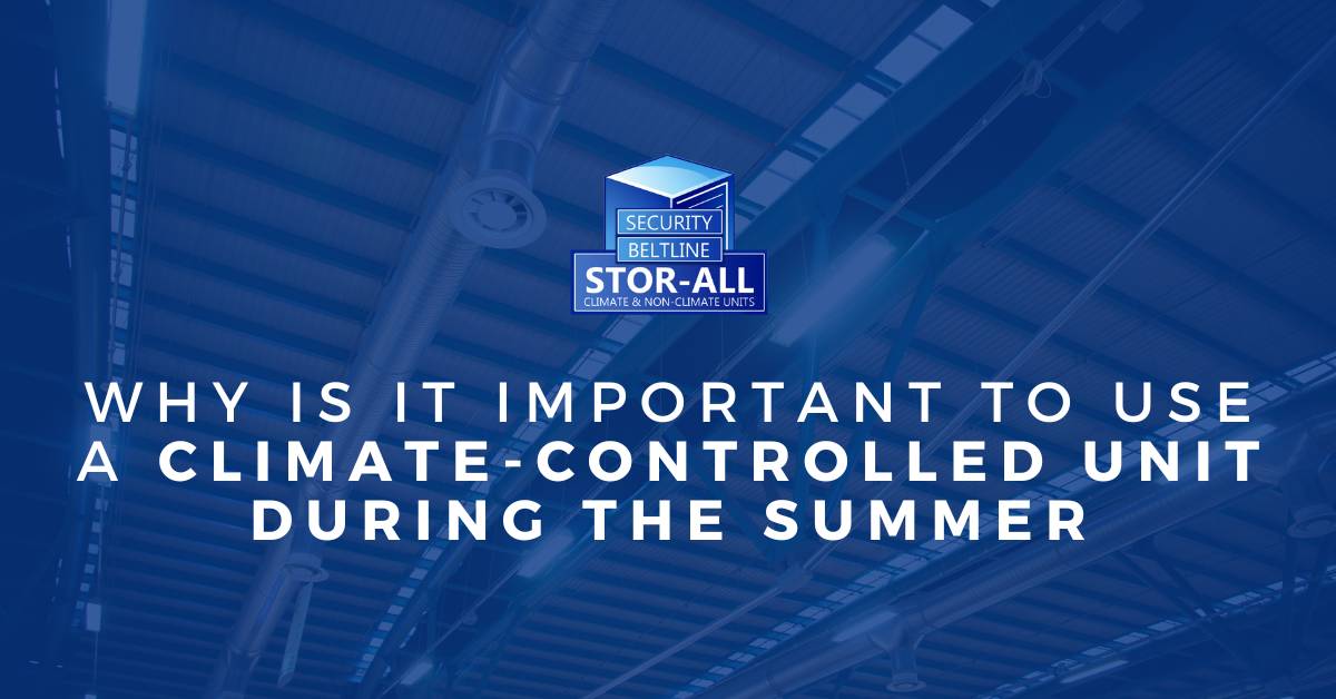 Why is It Important to Use a Climate-Controlled Unit During the Summer?